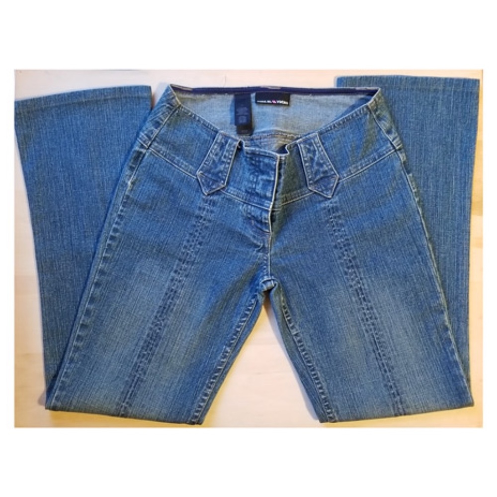 DKNY Low Rise Split Hem Jeans